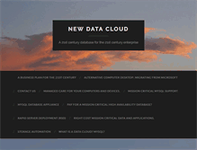 Tablet Screenshot of newdatacloud.com